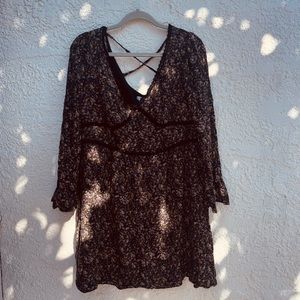 XL Dress with Tiny Flowers